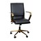 Merrick Lane Artemis Mid-Back Home Office Chair with Armrests, Height Adjustable Swivel Seat and Five Star Base